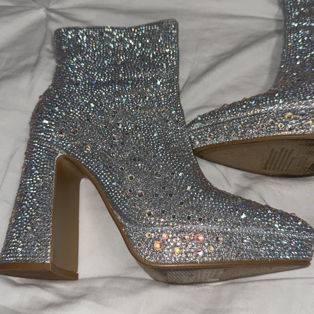 Forever Rhinestone Booties - Picture 5 of 9